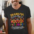 Thankful For My 1st Grade Turkeys Thanksgiving Teacher Fall Men's V-Neck T-Shirt, funny gift Thankful For My 1st Grade Turkeys Thanksgiving Teacher Fall Men's V-Neck T-Shirt, funny gift