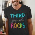 Third Grade Rocks Shirt Team 3rd Grade Teacher Men's V-Neck T-Shirt, funny gift Third Grade Rocks Shirt Team 3rd Grade Teacher Men's V-Neck T-Shirt, funny gift