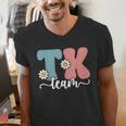 TK Team Back To School Teachers Students Team TK Men's V-Neck T-Shirt, funny gift TK Team Back To School Teachers Students Team TK Men's V-Neck T-Shirt, funny gift