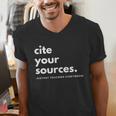 History Teacher Cite Your Sources Men's V-Neck T-Shirt, History Teacher Shirts, funny gift History Teacher Cite Your Sources Men's V-Neck T-Shirt, History Teacher Shirts, funny gift