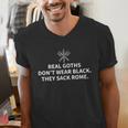 History Teacher Real Goths Sack Rome Men's V-Neck T-Shirt, History Teacher Shirts, funny gift History Teacher Real Goths Sack Rome Men's V-Neck T-Shirt, History Teacher Shirts, funny gift
