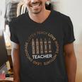 History Teacher Teach Love African American Men Women Men's V-Neck T-Shirt, History Teacher Shirts, funny gift History Teacher Teach Love African American Men Women Men's V-Neck T-Shirt, History Teacher Shirts, funny gift