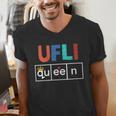 UFLI Queen Science Of Reading Literacy Teacher Appreciation Men's V-Neck T-Shirt, Science Teacher Shirts, funny gift UFLI Queen Science Of Reading Literacy Teacher Appreciation Men's V-Neck T-Shirt, Science Teacher Shirts, funny gift