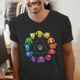 Unique For Artists By ADS Color Wheel Educational Art Teacher Dog Themed Artist Small Men's V-Neck T-Shirt, funny gift Unique For Artists By ADS Color Wheel Educational Art Teacher Dog Themed Artist Small Men's V-Neck T-Shirt, funny gift
