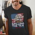 US History Teacher Boston Spilling The Tea Since 1773 Men's V-Neck T-Shirt, History Teacher Shirts, funny gift US History Teacher Boston Spilling The Tea Since 1773 Men's V-Neck T-Shirt, History Teacher Shirts, funny gift