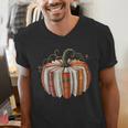 Vintage Book Pumpkin Autumn Fall Librarians Bookworm Teacher Men's V-Neck T-Shirt, funny gift Vintage Book Pumpkin Autumn Fall Librarians Bookworm Teacher Men's V-Neck T-Shirt, funny gift