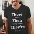 Vocabulary Police Their There They'Re English Teacher Men's V-Neck T-Shirt, English Teacher Shirts, funny gift Vocabulary Police Their There They'Re English Teacher Men's V-Neck T-Shirt, English Teacher Shirts, funny gift