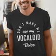 Vocaloid Voice Vocal Music Teacher Singer Singing Men's V-Neck T-Shirt, funny gift Vocaloid Voice Vocal Music Teacher Singer Singing Men's V-Neck T-Shirt, funny gift