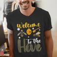 Welcome To The Hive Bee Teacher Back To School Men's V-Neck T-Shirt, funny gift Welcome To The Hive Bee Teacher Back To School Men's V-Neck T-Shirt, funny gift