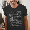 Wellness Wednesday Nurse Counselor Teacher Quotes Men's V-Neck T-Shirt, funny gift Wellness Wednesday Nurse Counselor Teacher Quotes Men's V-Neck T-Shirt, funny gift