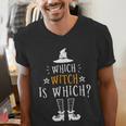 Which Witch Is Which Halloween Grammar Teacher Costume Men's V-Neck T-Shirt, funny gift Which Witch Is Which Halloween Grammar Teacher Costume Men's V-Neck T-Shirt, funny gift