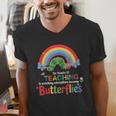 The Wonder Of Teaching Is Watching Caterpillars Teacher Men's V-Neck T-Shirt, funny gift The Wonder Of Teaching Is Watching Caterpillars Teacher Men's V-Neck T-Shirt, funny gift