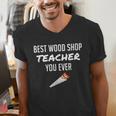 Wood Shop Teacher For Dad From Student Men's V-Neck T-Shirt, funny gift Wood Shop Teacher For Dad From Student Men's V-Neck T-Shirt, funny gift