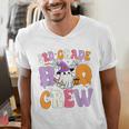 3rd Grade Boo Crew Spooky Third Grade Halloween Teacher Men's V-Neck T-Shirt, funny gift