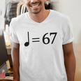67 Music Meme Slang Musician Kids Music Teacher Men's V-Neck T-Shirt, funny gift 67 Music Meme Slang Musician Kids Music Teacher Men's V-Neck T-Shirt, funny gift