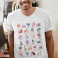 American Sign Language For Teachers ASL Alphabet Men's V-Neck T-Shirt, funny gift