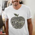 Apple Camoflauge Clothing Camo Student Teacher Cute School Men's V-Neck T-Shirt, funny gift Apple Camoflauge Clothing Camo Student Teacher Cute School Men's V-Neck T-Shirt, funny gift