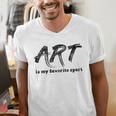 Art Teacher Men's V-Neck T-Shirt, funny gift Art Teacher Men's V-Neck T-Shirt, funny gift