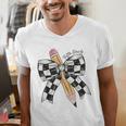 Back To School Hello Fifth Grade Teacher Coquette Pencil Bow Men's V-Neck T-Shirt, funny gift Back To School Hello Fifth Grade Teacher Coquette Pencil Bow Men's V-Neck T-Shirt, funny gift