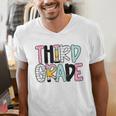 Back To School Third Grade Teacher First Day Of 3rd Grade Men's V-Neck T-Shirt, First Grade Teacher Shirts, funny gift Back To School Third Grade Teacher First Day Of 3rd Grade Men's V-Neck T-Shirt, First Grade Teacher Shirts, funny gift