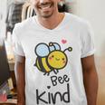 Bee Kind Bumble Bee Anti Bullying Teacher Kindness Matters Men's V-Neck T-Shirt, funny gift Bee Kind Bumble Bee Anti Bullying Teacher Kindness Matters Men's V-Neck T-Shirt, funny gift