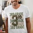 Camo Team 3rd Grade Squad Back To School Teacher Kids Boys Men's V-Neck T-Shirt, funny gift Camo Team 3rd Grade Squad Back To School Teacher Kids Boys Men's V-Neck T-Shirt, funny gift