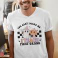 You Cant Scare Me I Teach First Grade Teacher Halloween Men's V-Neck T-Shirt, First Grade Teacher Shirts, funny gift You Cant Scare Me I Teach First Grade Teacher Halloween Men's V-Neck T-Shirt, First Grade Teacher Shirts, funny gift