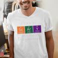Chemisty Science Teacher Periodic Table Halloween Men's V-Neck T-Shirt, Science Teacher Shirts, funny gift