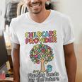 Childcare Provider Job Daycare Provider Daycare Teacher Men's V-Neck T-Shirt, funny gift
