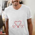 Christmas Candy Cane Work Of Heart Fourth 4th Grade Teacher Men's V-Neck T-Shirt, 4th Grade Teacher Shirts, funny gift Christmas Candy Cane Work Of Heart Fourth 4th Grade Teacher Men's V-Neck T-Shirt, 4th Grade Teacher Shirts, funny gift