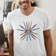 Cool Brush Heart Shape Art Teacher Paint For Artist Painter Men's V-Neck T-Shirt, funny gift