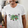 Creepin It Real Monster School Preschool Teacher Halloween Men's V-Neck T-Shirt, funny gift