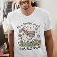 Cute Goose It's A Beautiful Day To Teach 1st Grade Teacher Men's V-Neck T-Shirt, funny gift Cute Goose It's A Beautiful Day To Teach 1st Grade Teacher Men's V-Neck T-Shirt, funny gift
