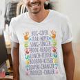 Daycare Provider Daycare Teacher Childcare Provider Men's V-Neck T-Shirt, funny gift Daycare Provider Daycare Teacher Childcare Provider Men's V-Neck T-Shirt, funny gift