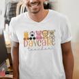 Daycare Teacher Animals Daycare Provider Back To School Men's V-Neck T-Shirt, funny gift Daycare Teacher Animals Daycare Provider Back To School Men's V-Neck T-Shirt, funny gift