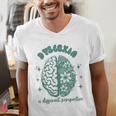 Dyslexia A Different Perspective Dyslexia Specialist Teacher Men's V-Neck T-Shirt, funny gift Dyslexia A Different Perspective Dyslexia Specialist Teacher Men's V-Neck T-Shirt, funny gift