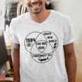 You Are Here Dystopian Venn Diagram English Teacher Bk Men's V-Neck T-Shirt, English Teacher Shirts, funny gift You Are Here Dystopian Venn Diagram English Teacher Bk Men's V-Neck T-Shirt, English Teacher Shirts, funny gift