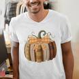 Fall Book Pumpkin Halloween Teacher Librarian Thanksgiving Men's V-Neck T-Shirt, funny gift Fall Book Pumpkin Halloween Teacher Librarian Thanksgiving Men's V-Neck T-Shirt, funny gift