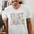 First Grade Dream Team 1st Grade Teacher First Day Of School Men's V-Neck T-Shirt, First Grade Teacher Shirts, funny gift