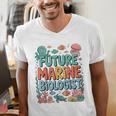 Future Marine Biologist Student Biology Teacher Kids Men's V-Neck T-Shirt, Future Teacher Shirts, funny gift