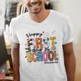 Happy First Day Of School PE Teacher Life Back To School Men's V-Neck T-Shirt, Pe Teacher Shirts, funny gift Happy First Day Of School PE Teacher Life Back To School Men's V-Neck T-Shirt, Pe Teacher Shirts, funny gift