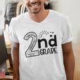 Hello On To 2nd Grade Teachers Boys And Team Secound Grade Men's V-Neck T-Shirt, funny gift