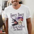 Hocus Pocus I Need Coffee To Focus Halloween Teacher Men's V-Neck T-Shirt, funny gift Hocus Pocus I Need Coffee To Focus Halloween Teacher Men's V-Neck T-Shirt, funny gift