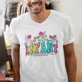 Infant Teacher Floral First Day Back To School Teaching Men's V-Neck T-Shirt, funny gift Infant Teacher Floral First Day Back To School Teaching Men's V-Neck T-Shirt, funny gift