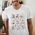 It's A Bootiful Day To Make Music Ghost Teacher Men's V-Neck T-Shirt, funny gift It's A Bootiful Day To Make Music Ghost Teacher Men's V-Neck T-Shirt, funny gift