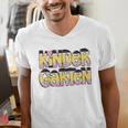 Kindergarten Pencil First Day Of School Teacher Toddler Kids Men's V-Neck T-Shirt, funny gift