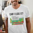 Can I Lick It Periodic Table Chart Science Teacher Men's V-Neck T-Shirt, Science Teacher Shirts, funny gift Can I Lick It Periodic Table Chart Science Teacher Men's V-Neck T-Shirt, Science Teacher Shirts, funny gift