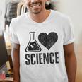 I Love Science Lover Teacher Scientist Sciences Men's V-Neck T-Shirt, Science Teacher Shirts, funny gift