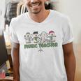 Music Teacher Christmas Holiday Wnter Music Instructor Men's V-Neck T-Shirt, funny gift Music Teacher Christmas Holiday Wnter Music Instructor Men's V-Neck T-Shirt, funny gift
