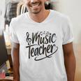 Music Teacher For Women Elementary First Day Of School Men's V-Neck T-Shirt, funny gift